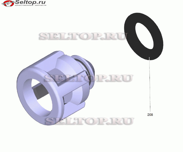 Ось клапана в сборе (4.584-022.0)