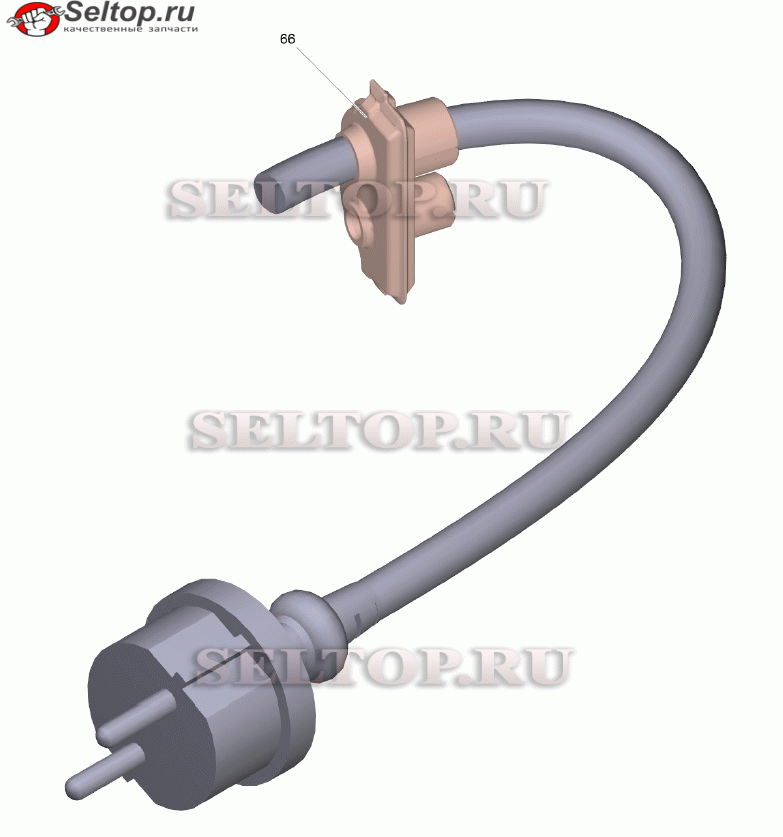 Кабель с вилкой (6.650-201.0)