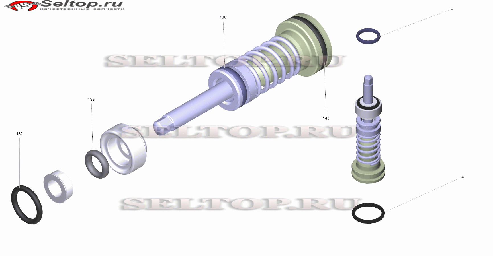 Распределительный поршень в сборе (2.885-408.0)