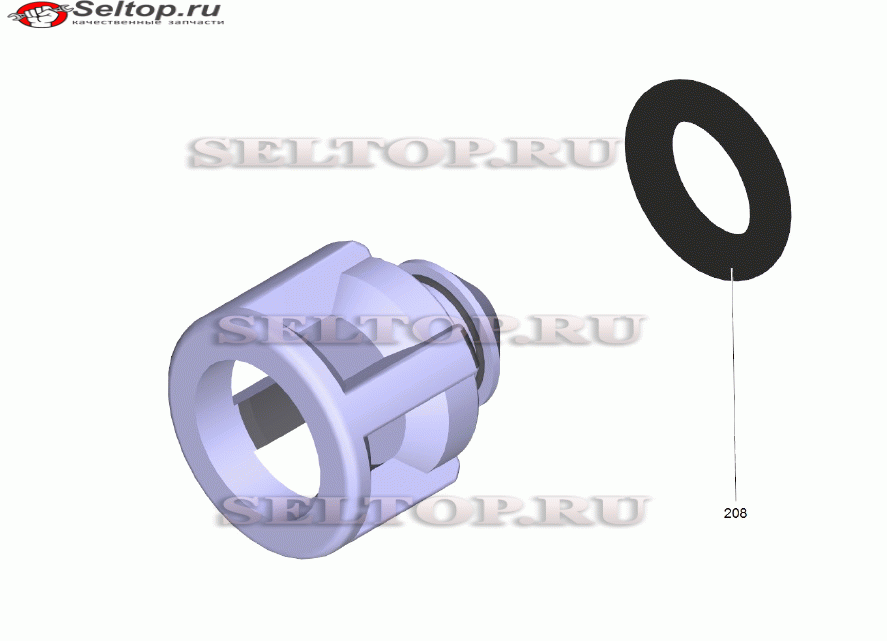 Ось клапана в сборе (4.584-022.0)