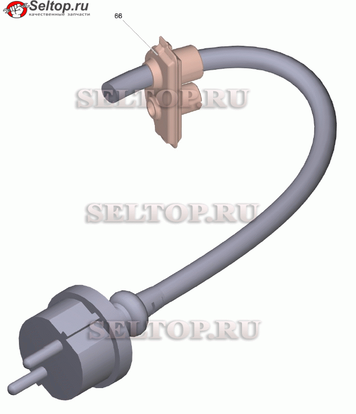 Кабель с вилкой (6.650-201.0)