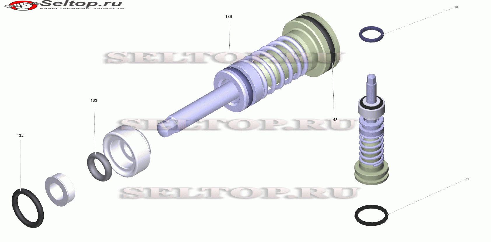 Распределительный поршень в сборе (2.885-408.0)