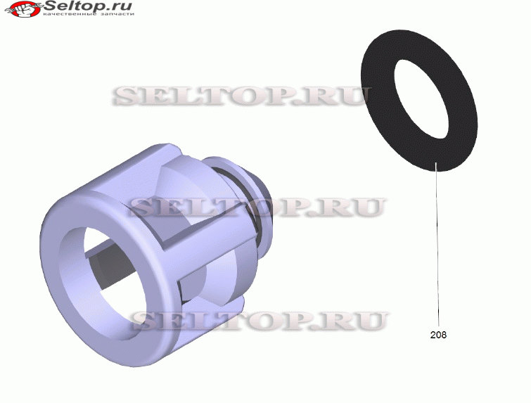 Ось клапана в сборе (4.584-022.0)
