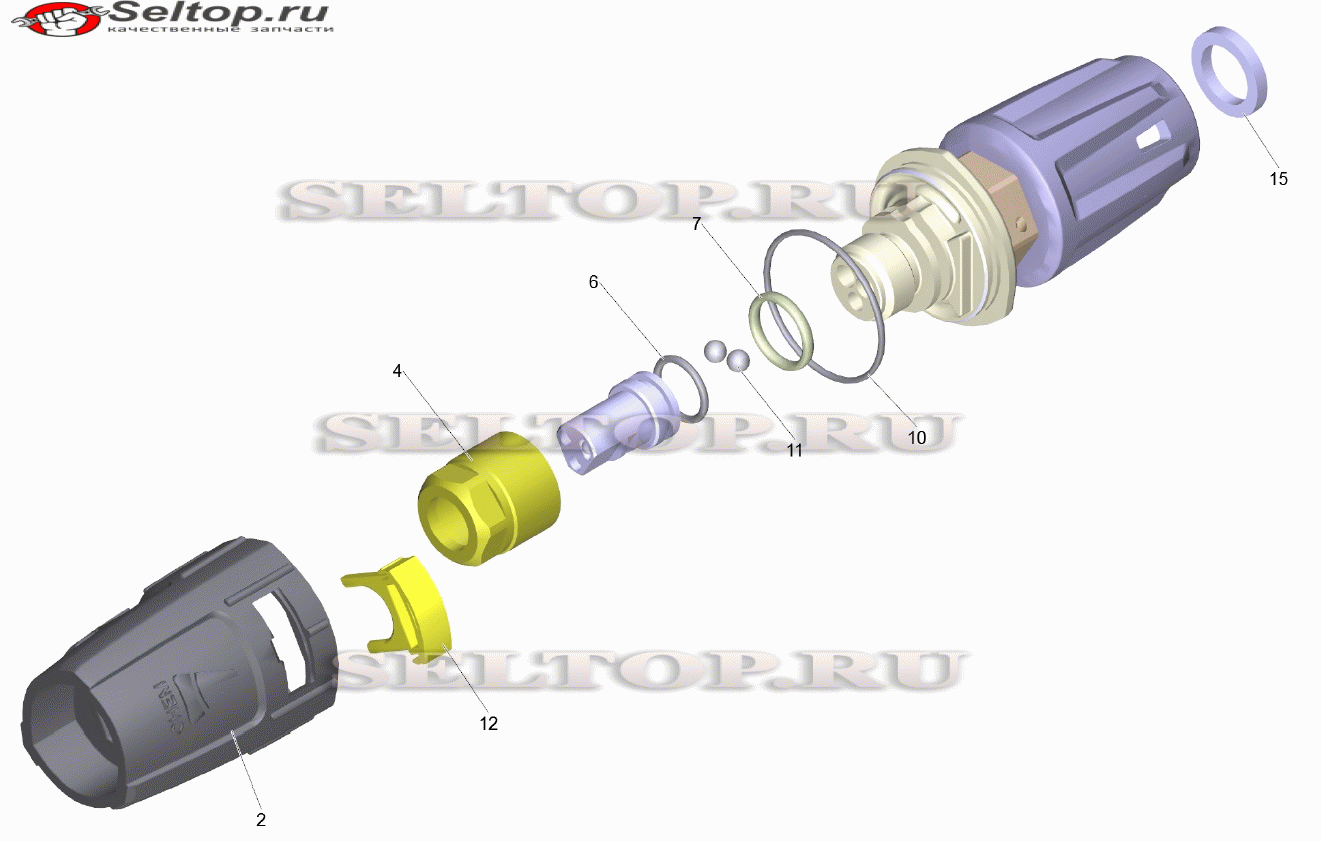 Тройное сопло TR 043 (4.117-035.0)