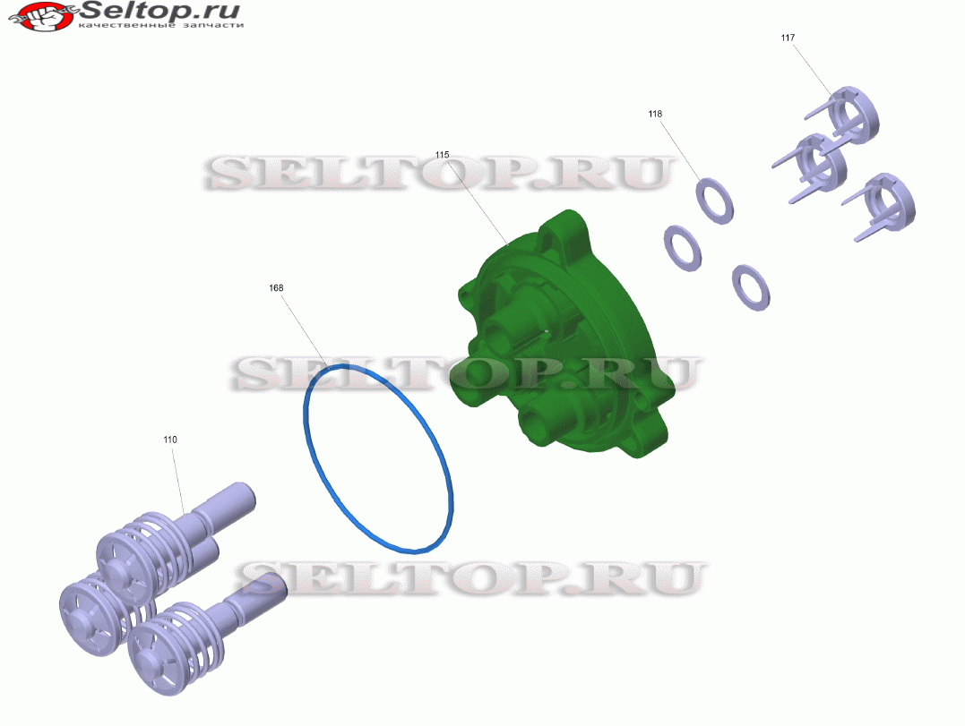 Поршневая направляющая kpl.