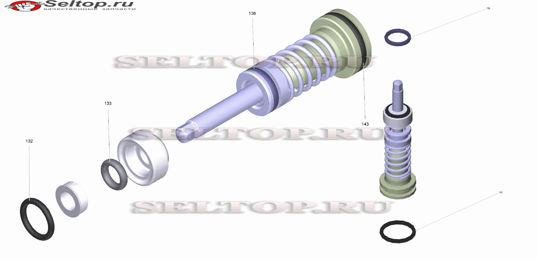 Распределительный поршень в сборе (2.885-408.0)