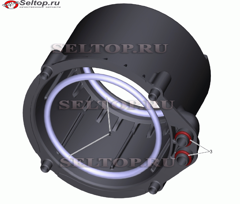 Крышка кожуха мотора в сборе (9.001-918.0)