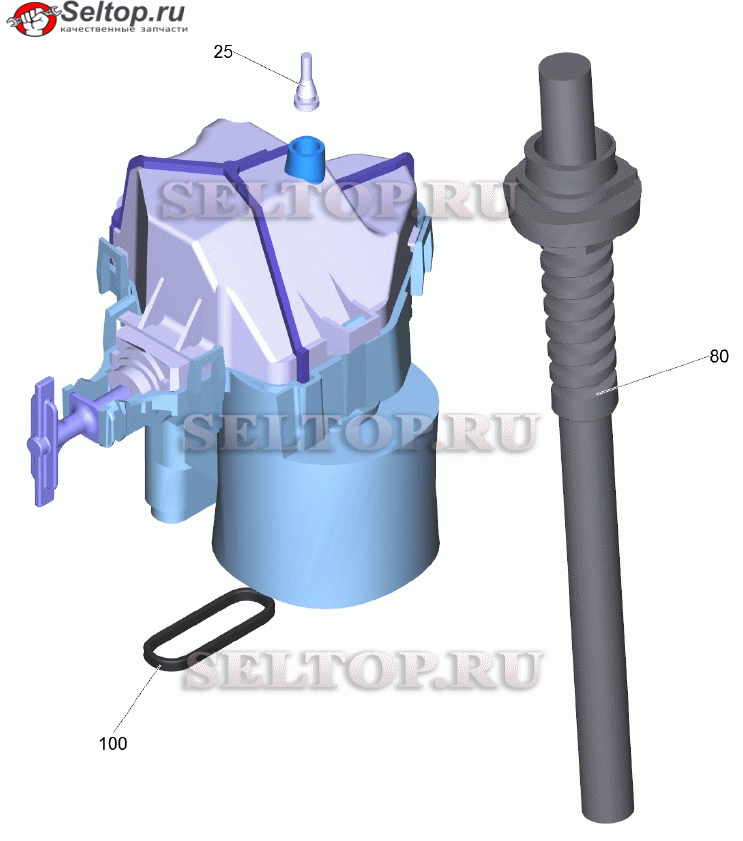Электрическая коробка в комплекте (9.001-910.0) 
