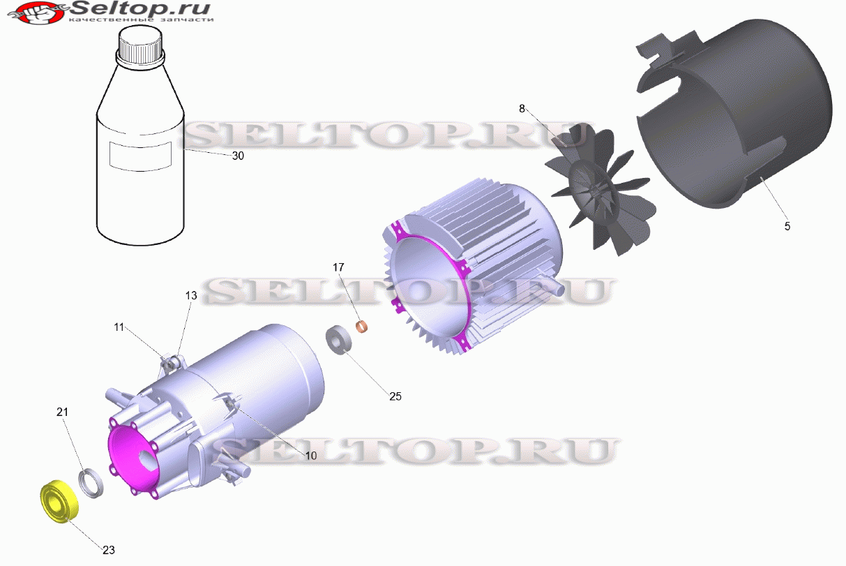 Мотор комплектный HD 6/15 M (D128)
