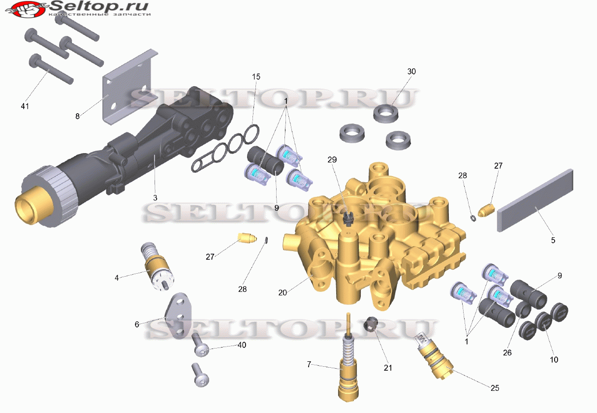 Головка цилиндра комплектный HD-M TK45 D