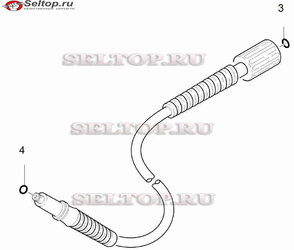 Шланг высокого давления 16MПа/9м (2.641-706.0)