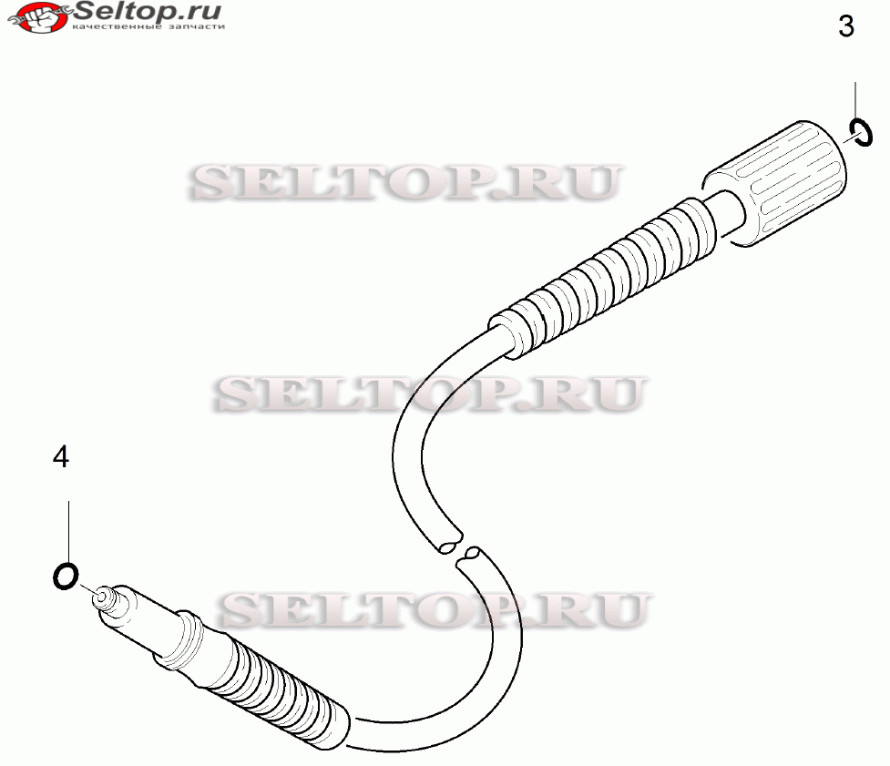 Шланг высокого давления 16MПа/9м (2.641-706.0)