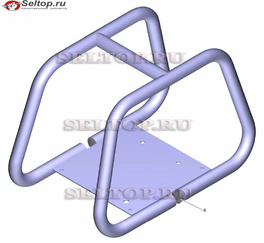 Стойка серый (4.052-365.0)