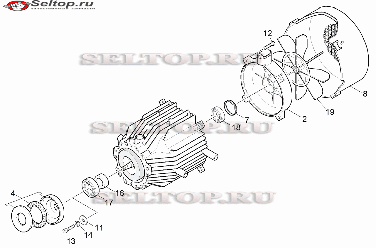 Мотор комплектный только для замены (4.623-556.0)