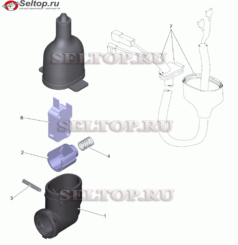 Выключатель в сборе (4.744-096.0)