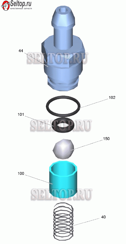 КЗЧ для узла подачи чистящего средства (2.883-862.0)