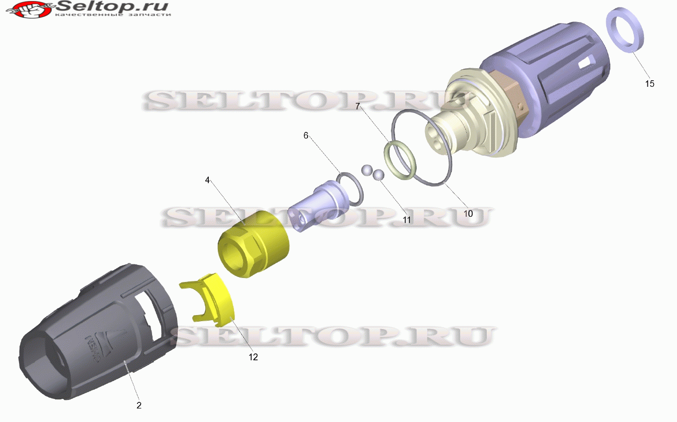 Тройное TR сопло 034 (4.117-029.0)