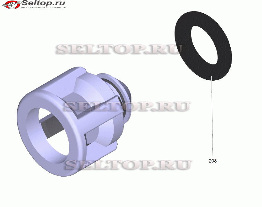 Ось клапана в сборе (4.584-022.0)