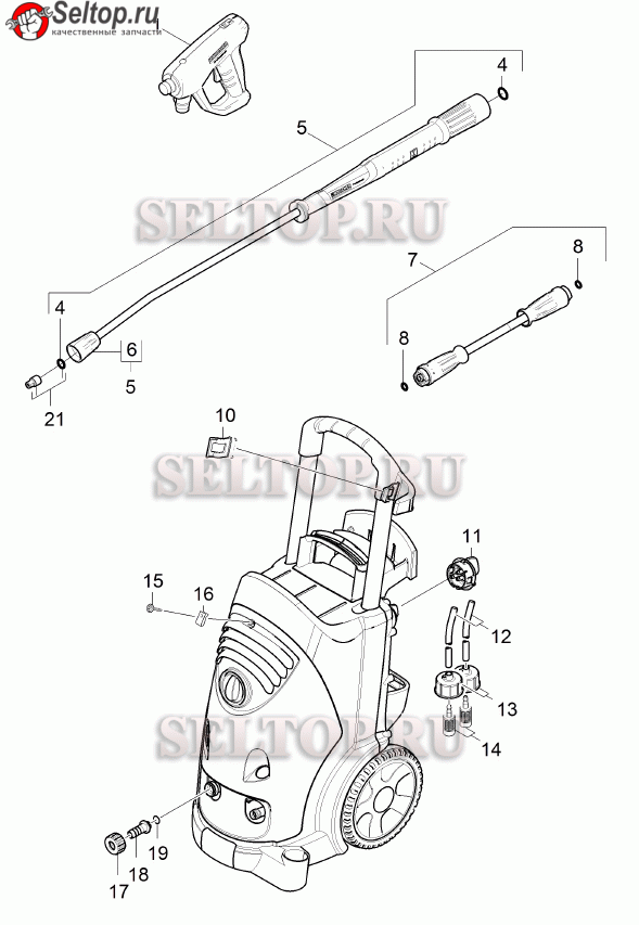 Краткий каталог запасных частей