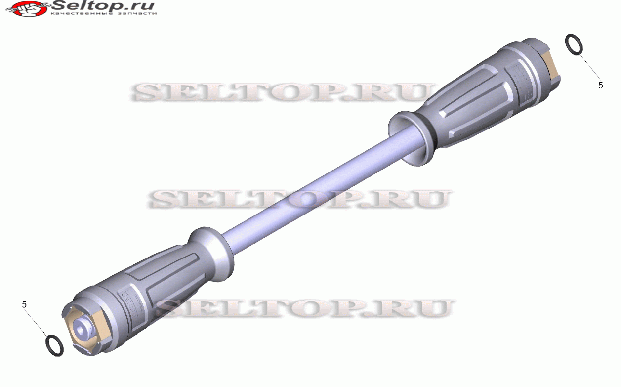 Шланг TR вращающийся DN6 25MPa 10m (6.110-035.0)