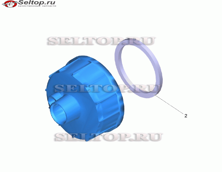 Крышка бака для химии (4.060-866.0)