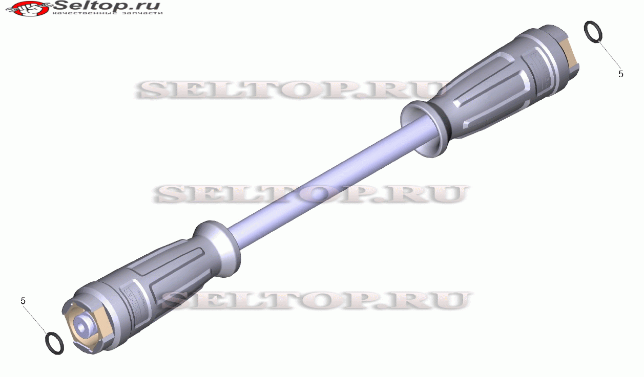 Шланг TR вращающийся DN6 25MPa 10m (6.110-035.0)