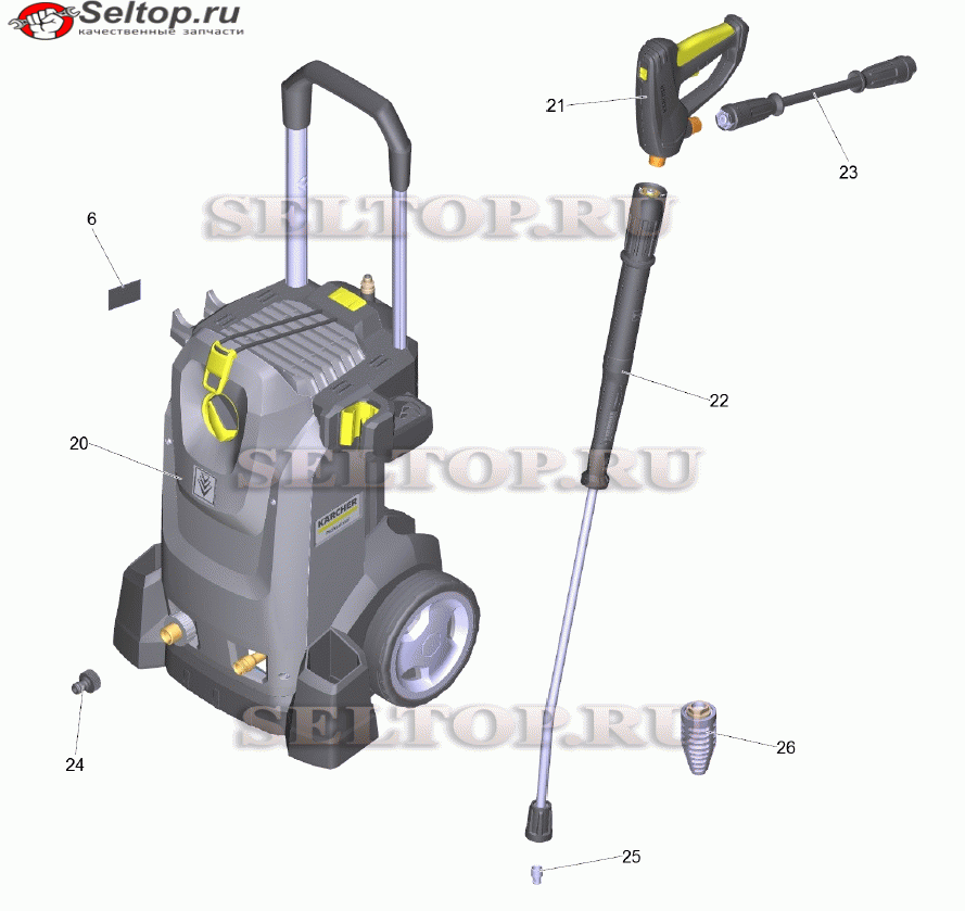 Перечень запасных деталей