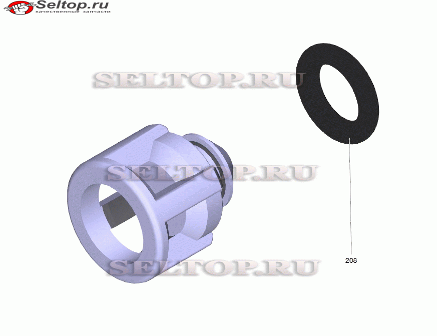 Ось клапана в сборе (4.584-022.0)