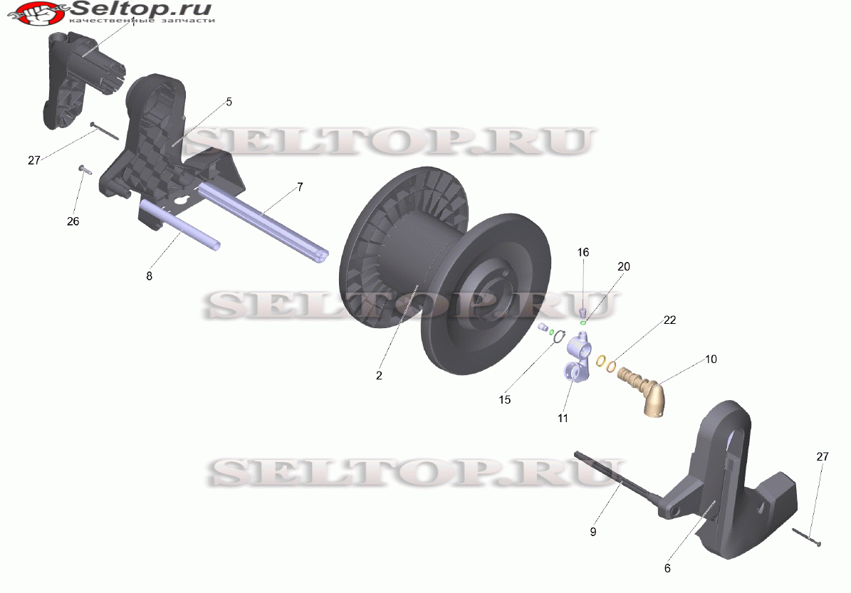 Барабан для намотки шланга