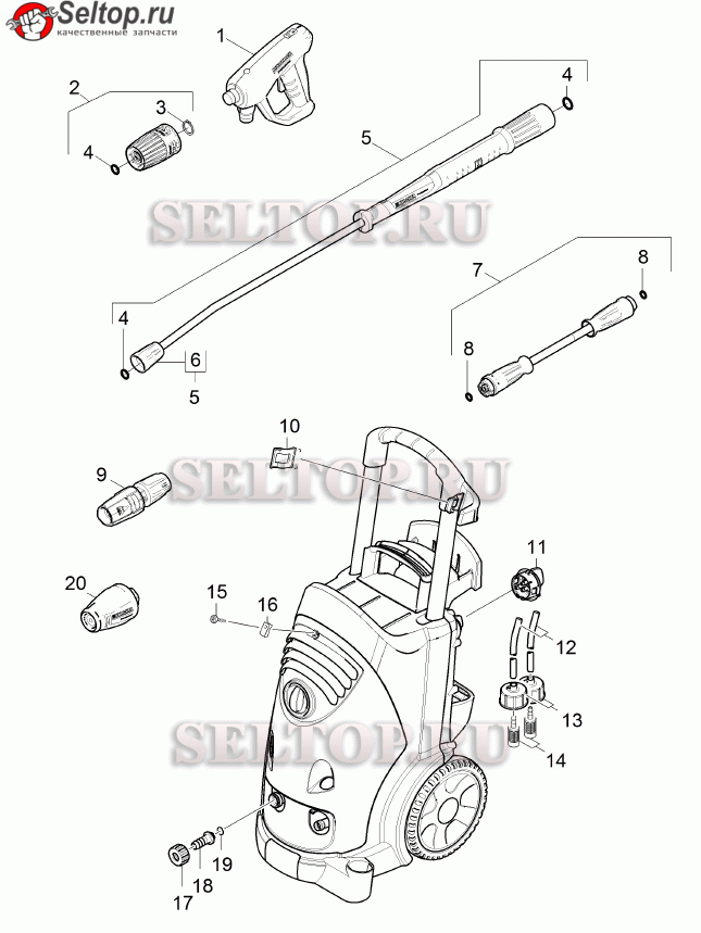 Краткий каталог запасных частей