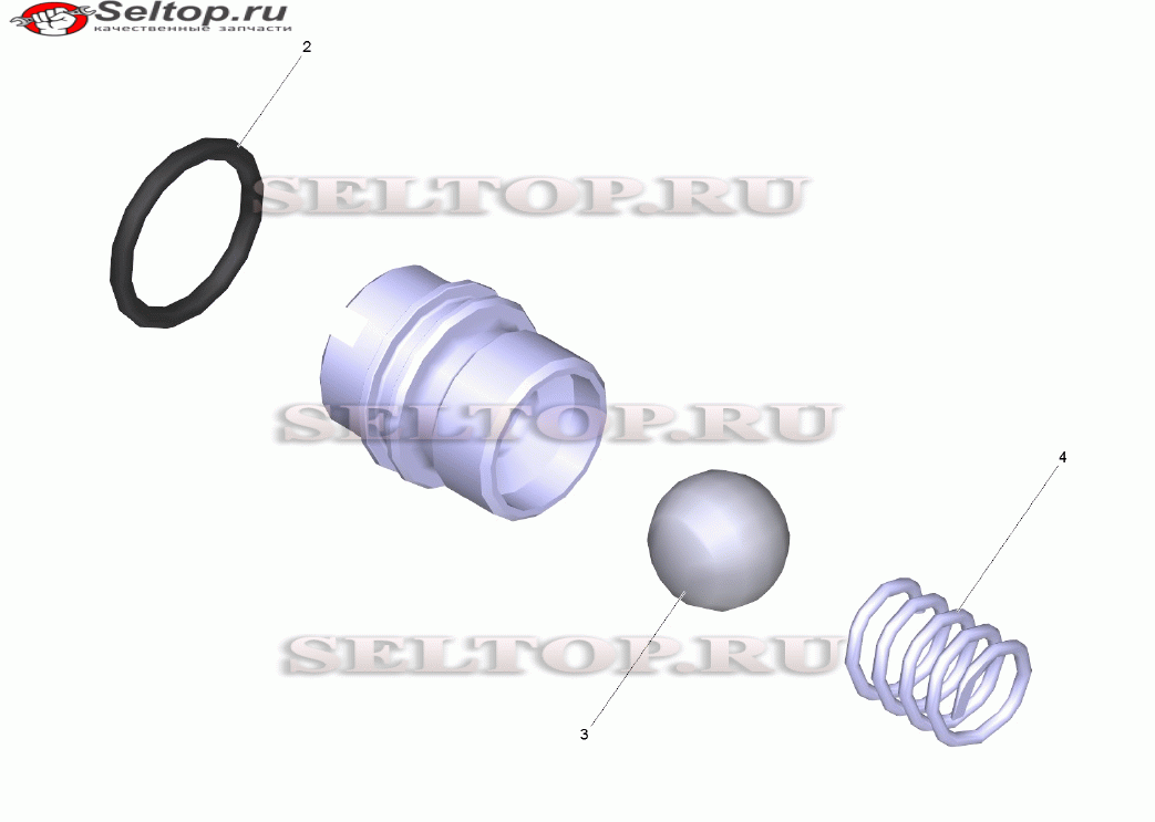 Седло клапана в сборе HD7/18 (4.481-226.0)
