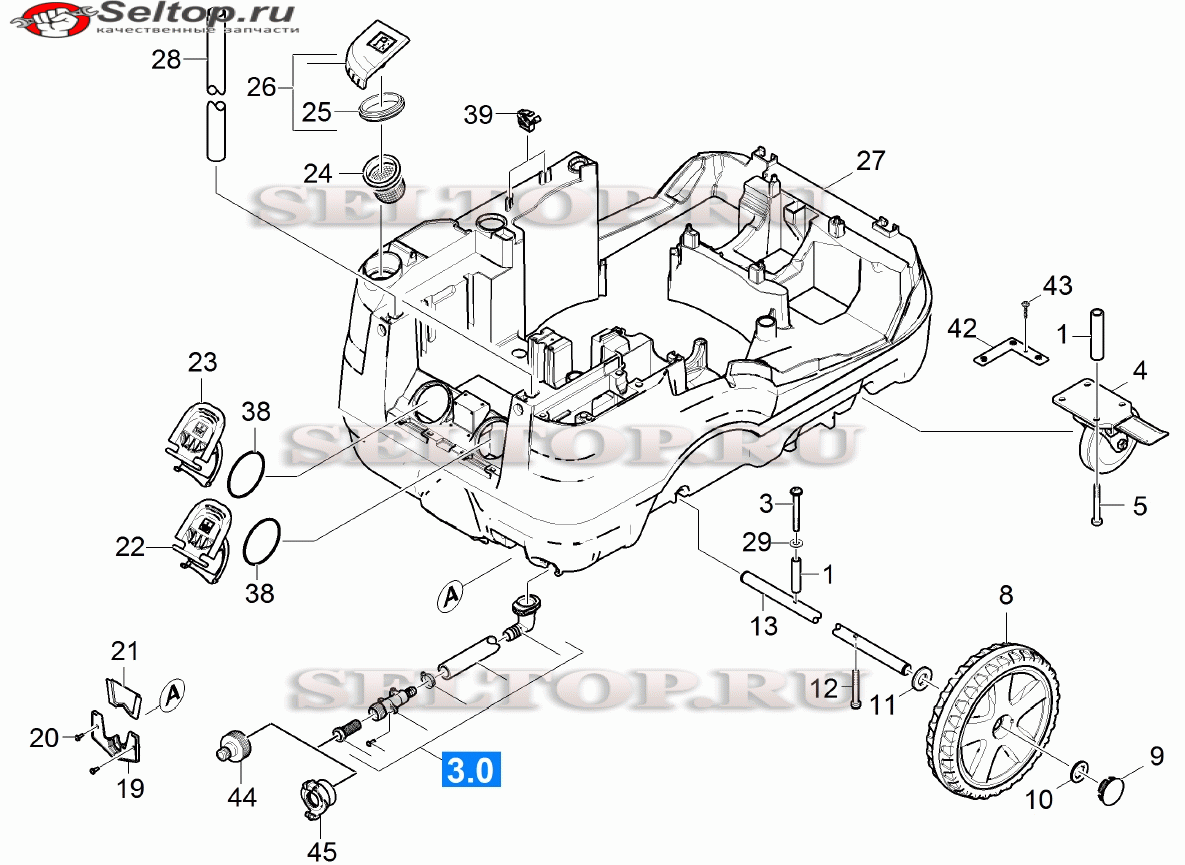 Корпус нижняя часть