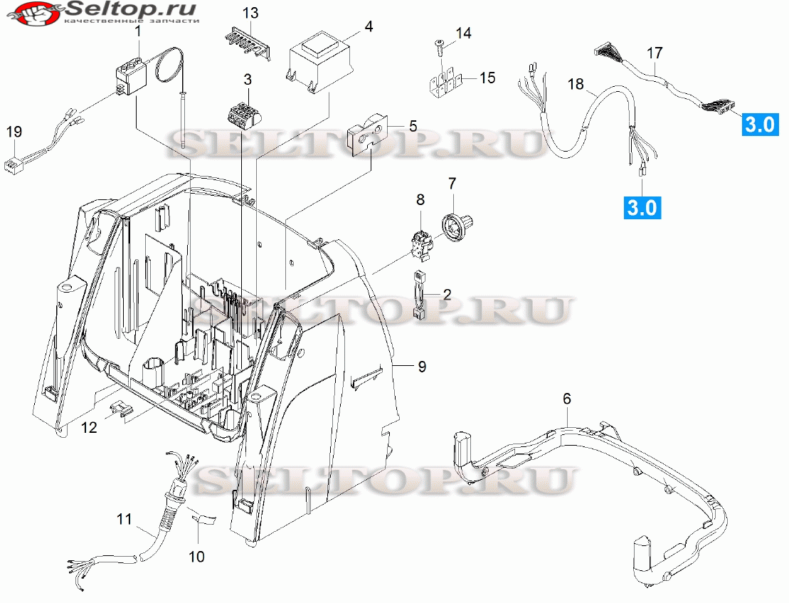 Электроприборный шкаф для мойки Керхер HDS 10/20-4 M-I (1.071-905.0)