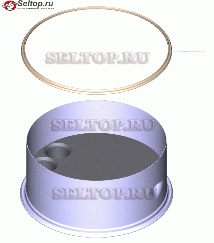 Днище напорного резервуара (4.655-044.0)