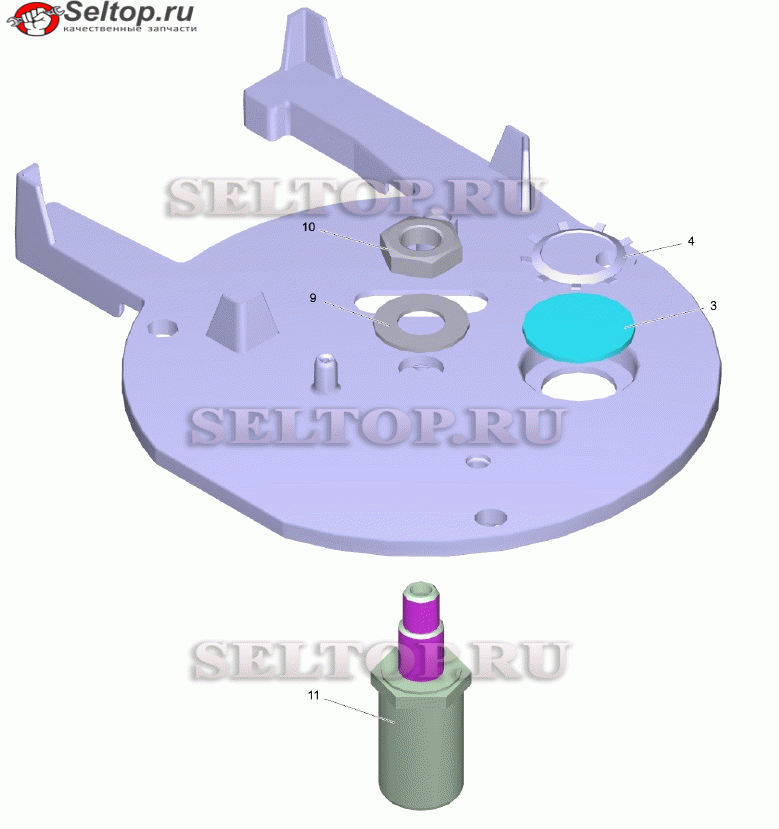 Крышка давления бойлера для замены (4.654-288.0)