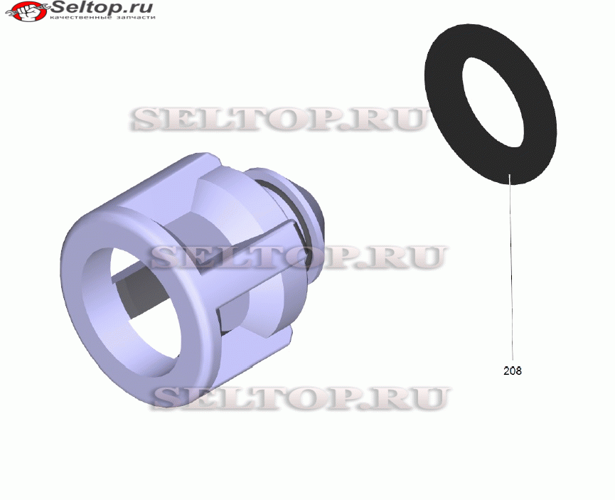 Ось клапана в сборе (4.584-022.0)