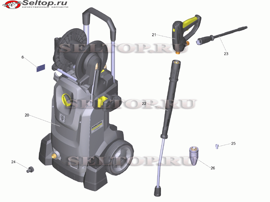 Перечень запасных деталей