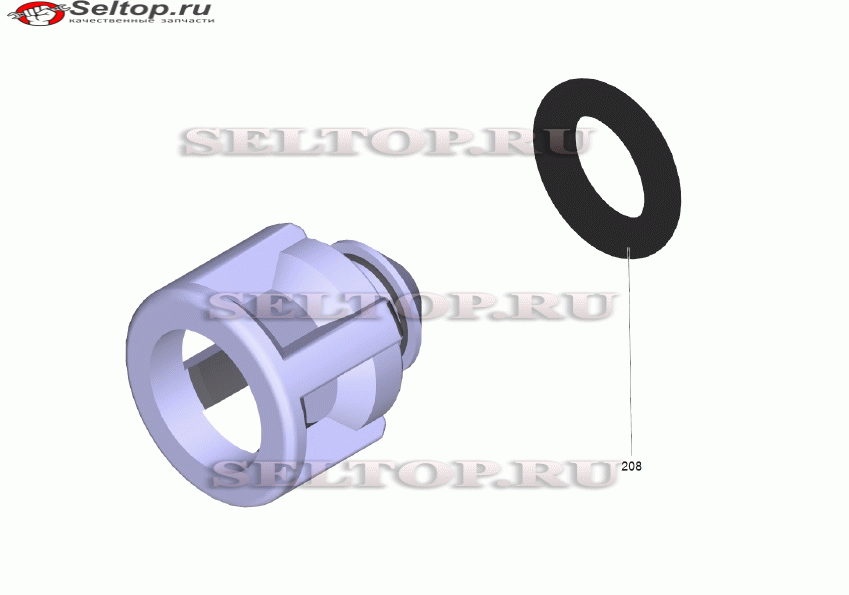 Ось клапана в сборе (4.584-022.0)