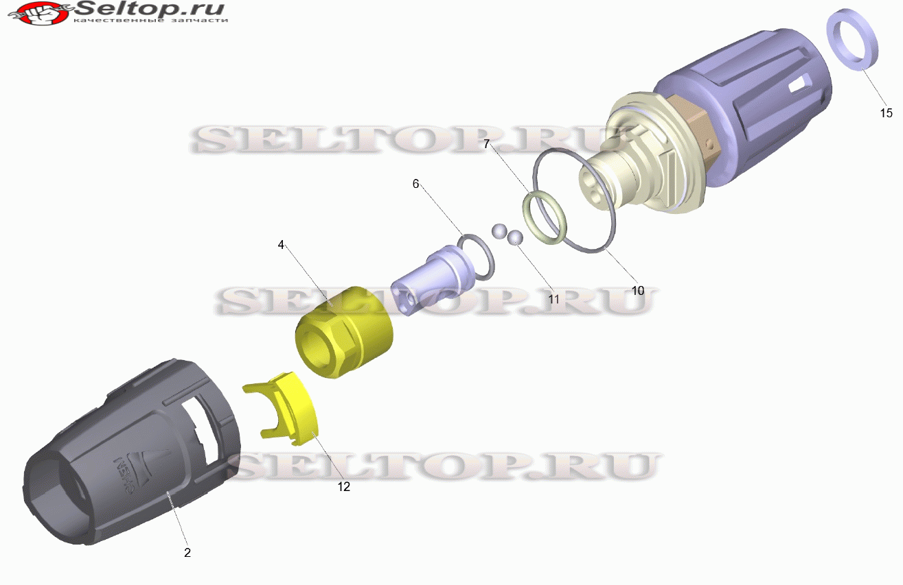 Тройное TR сопло 040 (4.117-033.0)