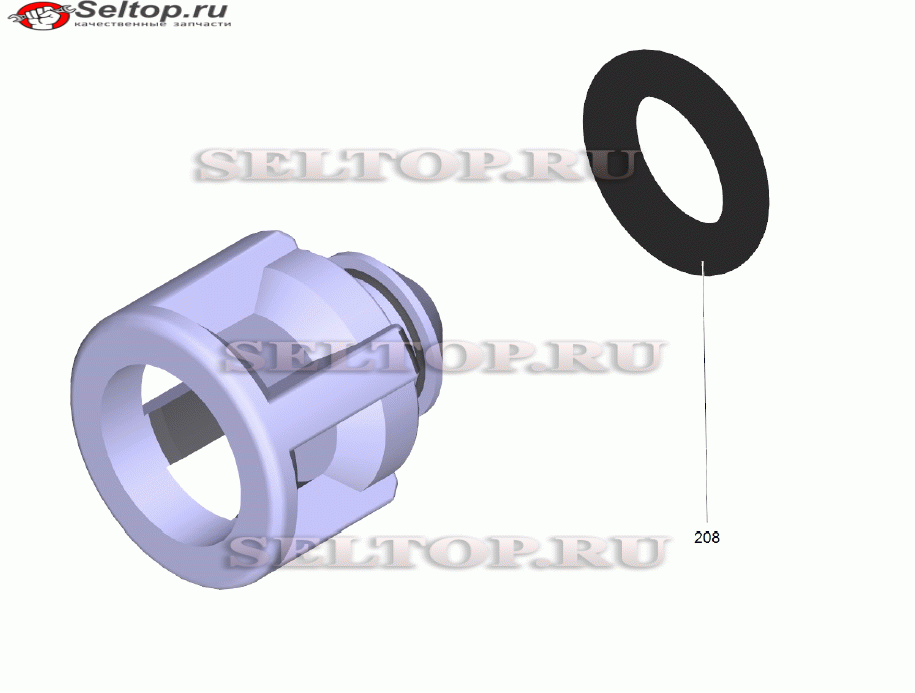 Ось клапана в сборе (4.584-022.0)