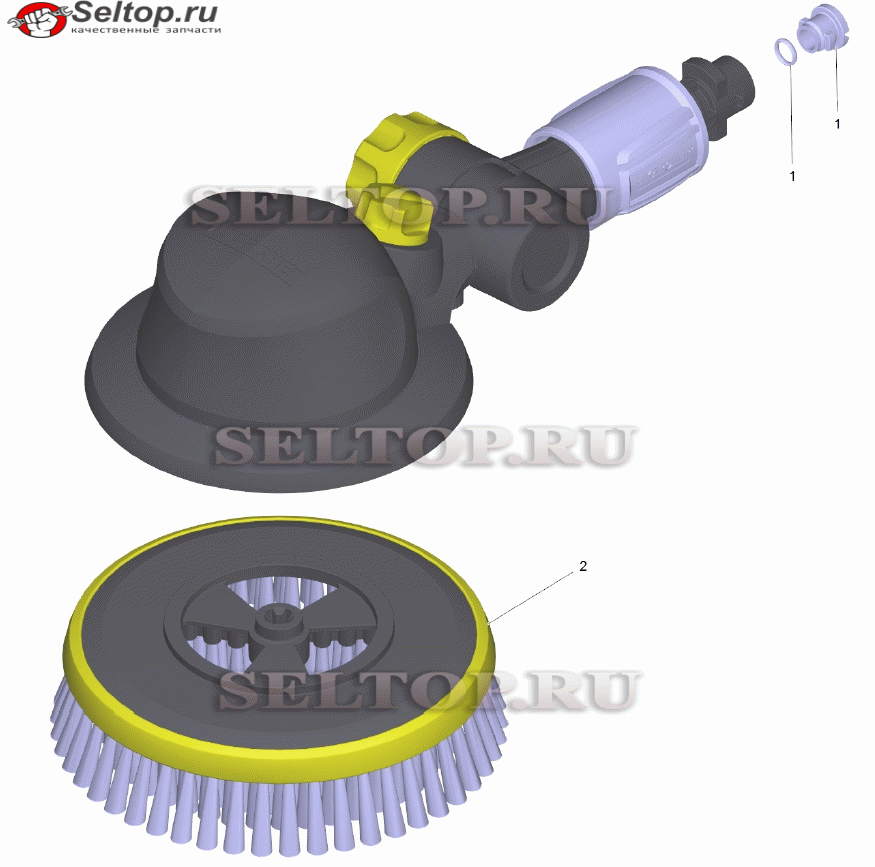 Вращающаяся щетка WB 100 (2.643-236.0)