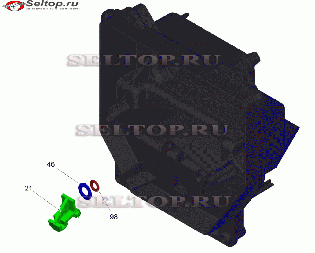 Электрораспределительная коробка в сборе (4.800-852.0)
