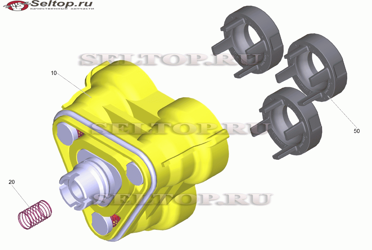 КЗЧ к цилиндрической головке WCP (9.001-693.0)