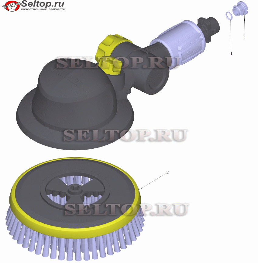 Вращающаяся щетка WB 100 (2.643-236.0)