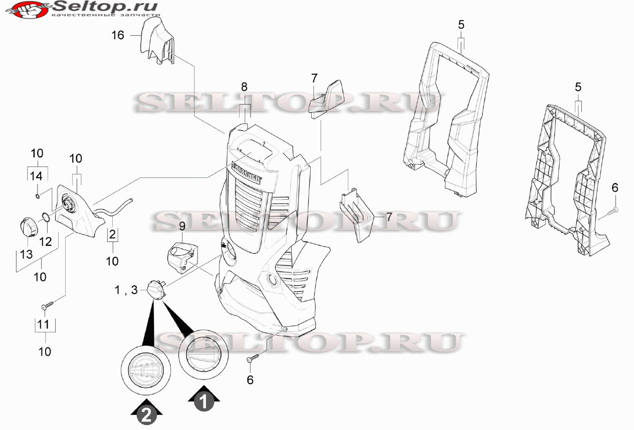 Корпус впереди