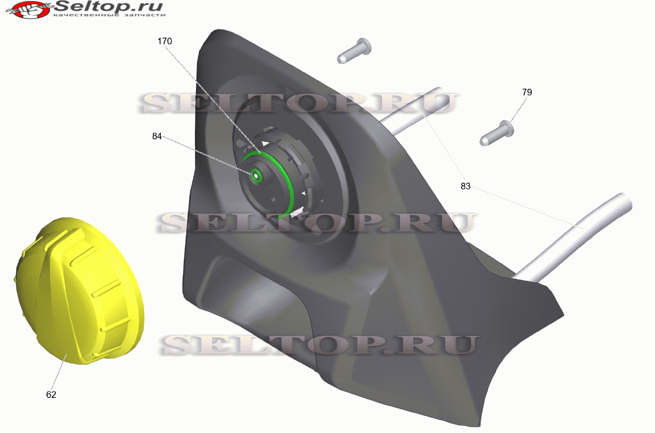 КЗЧ для крепления шланга ВД (2.885-282.0)
