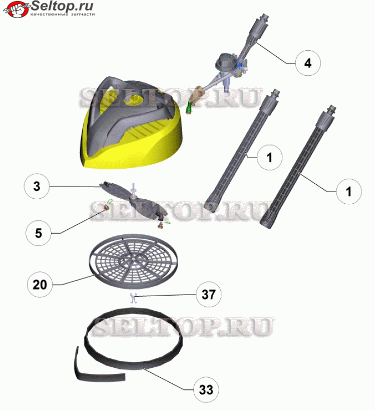 Перечень запасных деталей T 450 (5.972-951.0)