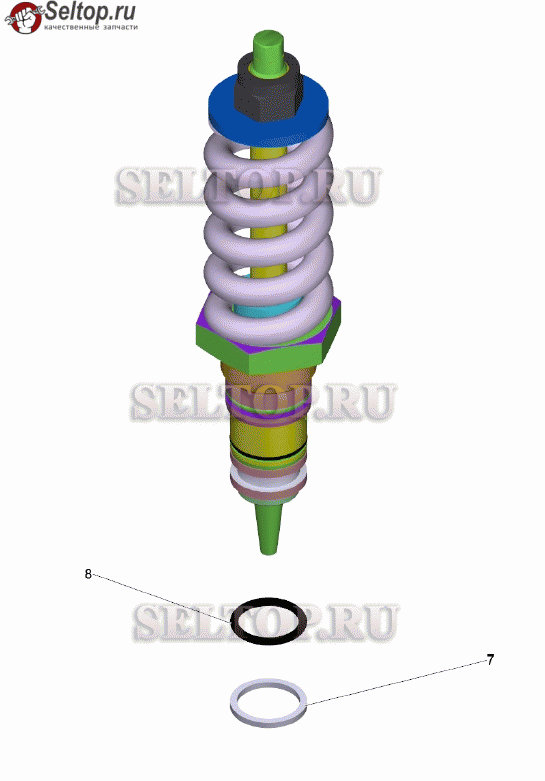 Сливной клапан (2.885-129.0)
