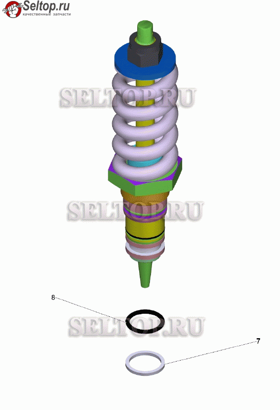 Сливной клапан (2.885-129.0)