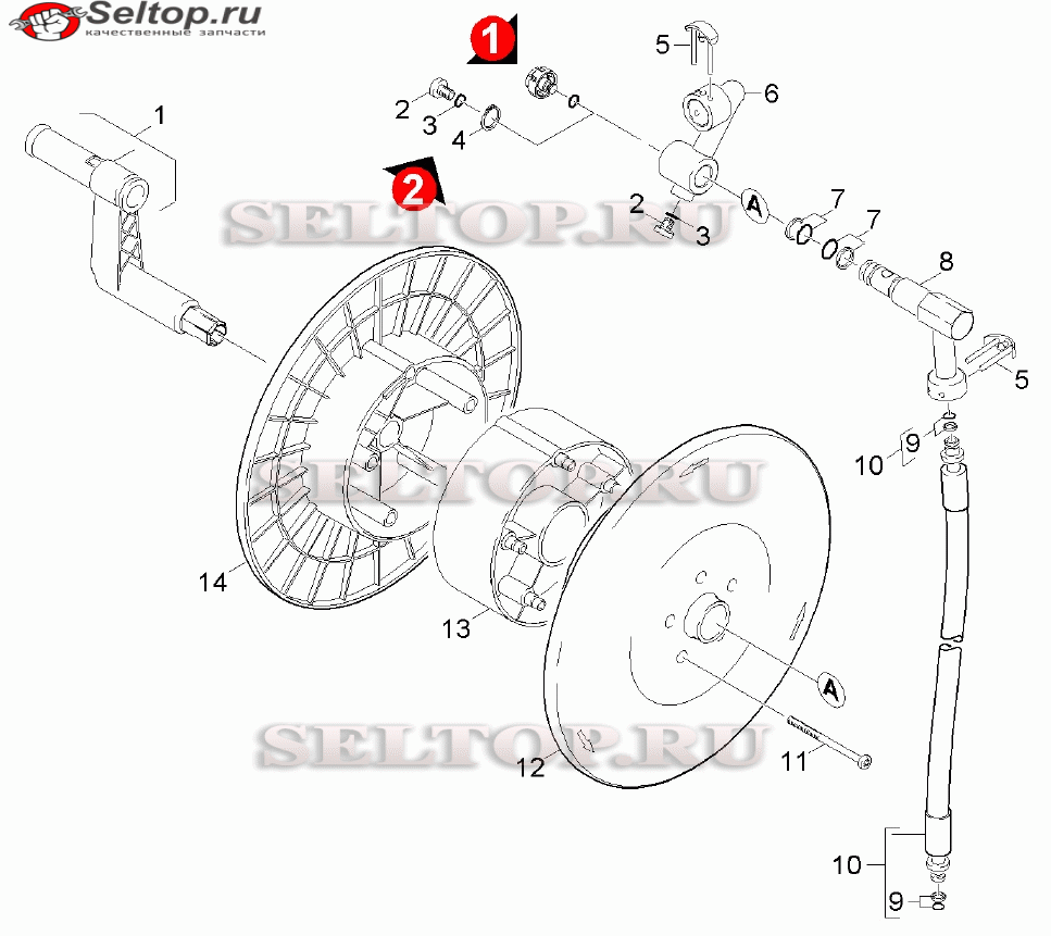 Барабан для намотки шланга